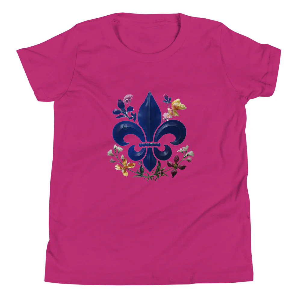 t shirt fleur de lys